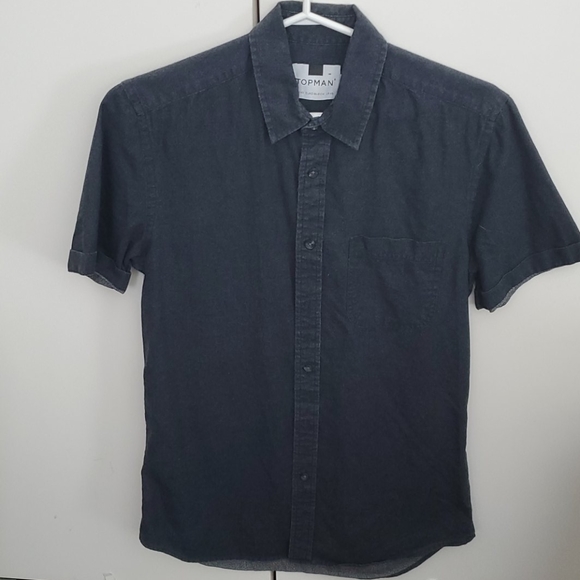Topshop Other - Topman Denim button shirt